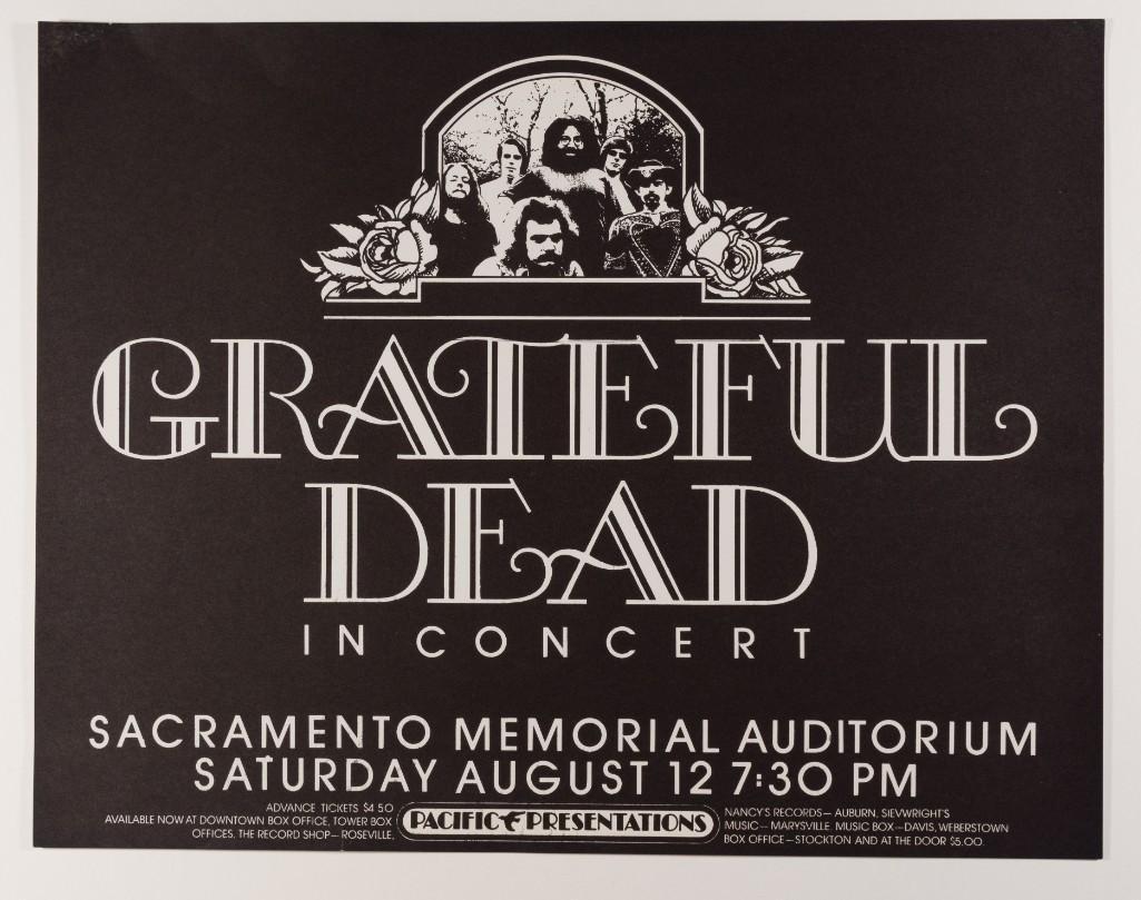 1972 AOR-4.141 Grateful Dead Sacramento Poster (1 of 2)
