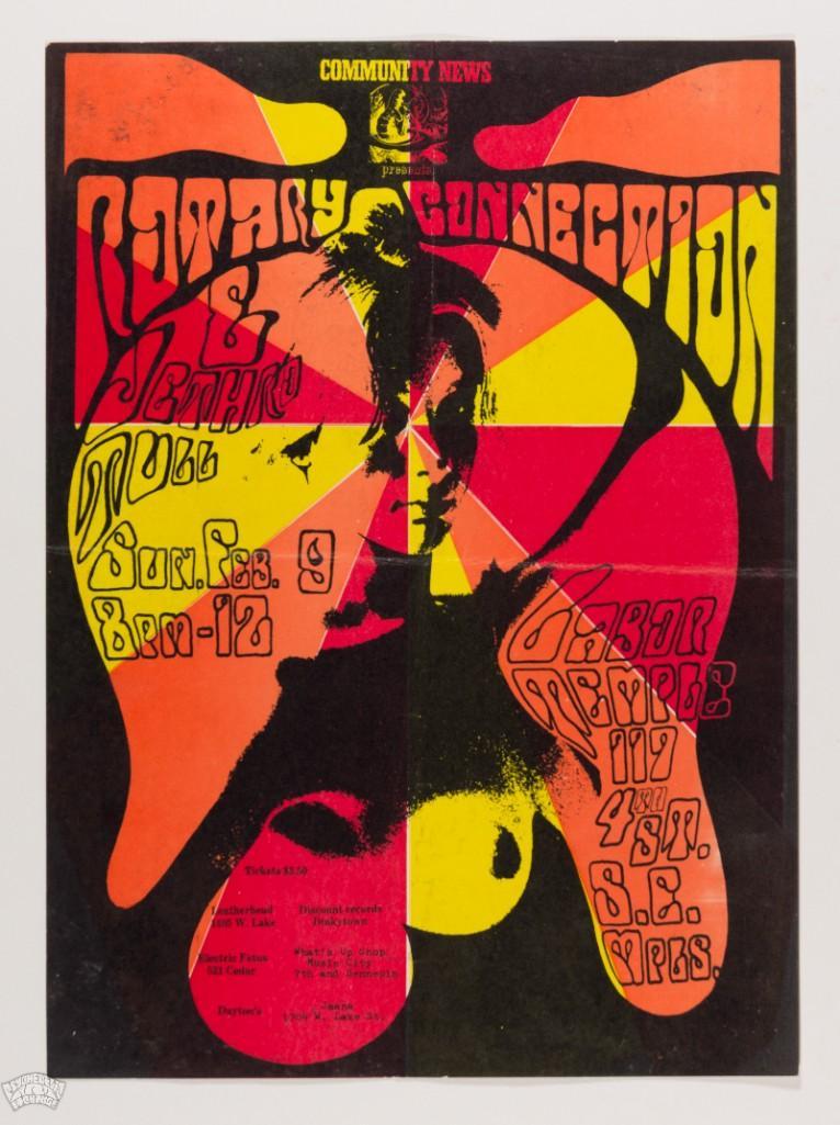 1969 Jethro Tull Labor Temple Minneapolis Poster (1 of 2)