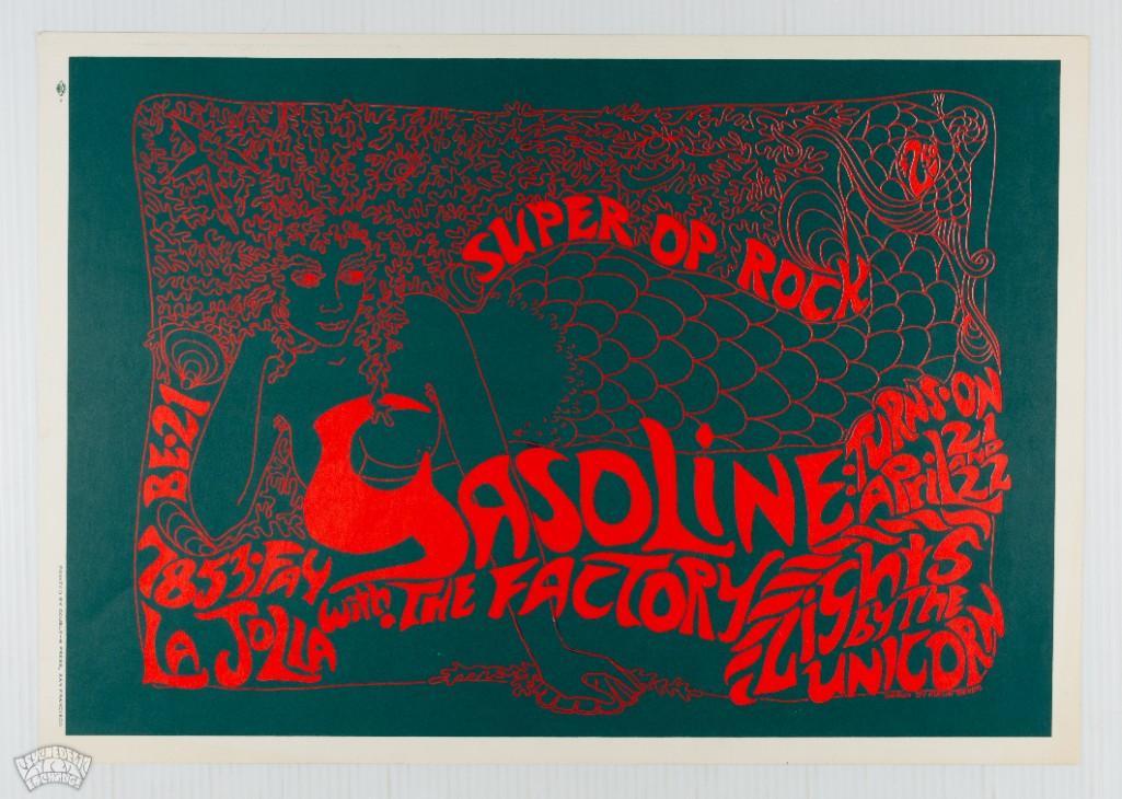 1967 The Factory Lowell George La Jolla Poster (1 of 2)