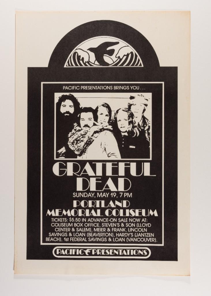 1974 Grateful Dead Portland Memorial Coliseum Poster (1 of 2)