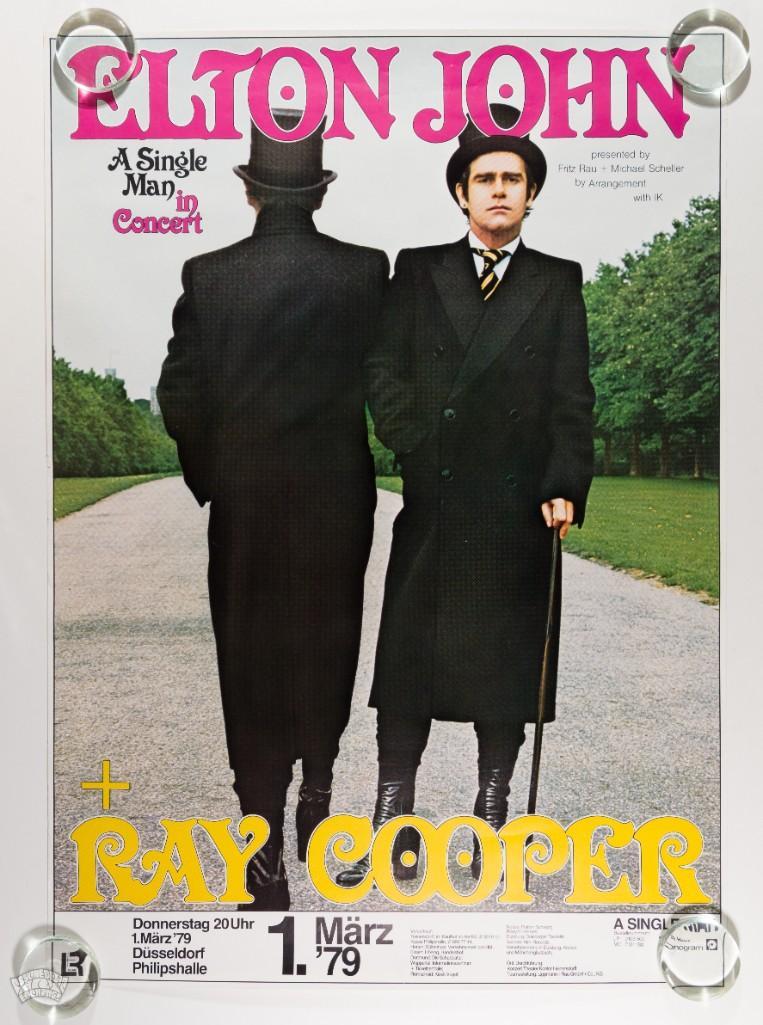 1979 Elton John Ray Cooper Phillipshalle Poster (1 of 2)