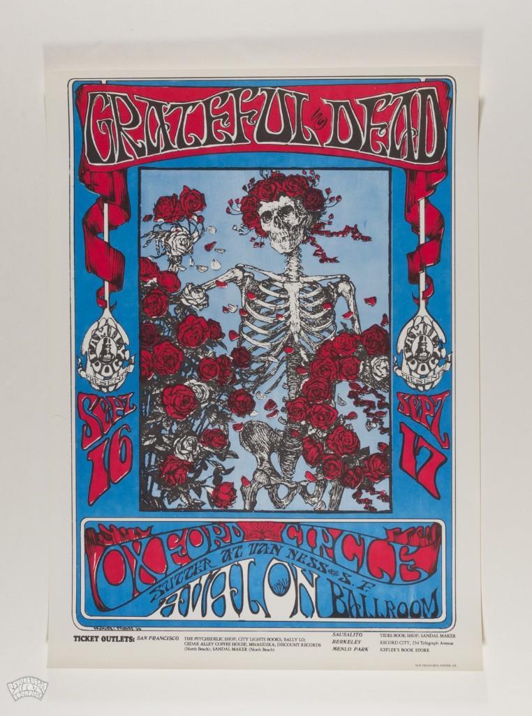 1966 FD-26 Grateful Dead Avalon PP/SFPC Pirate Poster (1 of 2)