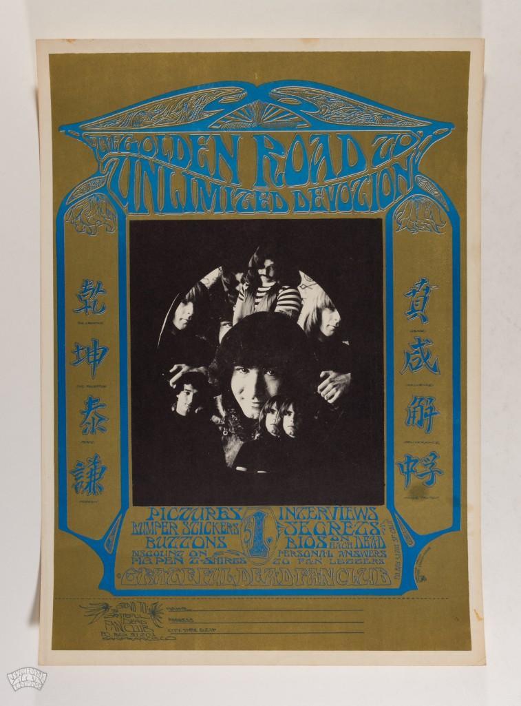 1967 AOR-2.192 Grateful Dead Fan Club Poster (1 of 2)