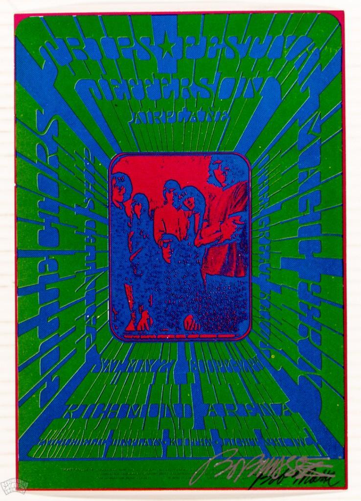 1967 Vancouver Trips Festival Signed RP Handbill (1 of 2)