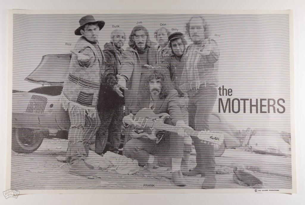1967 Frank Zappa The Mothers Hagstrom Guitars Poster (1 of 2)
