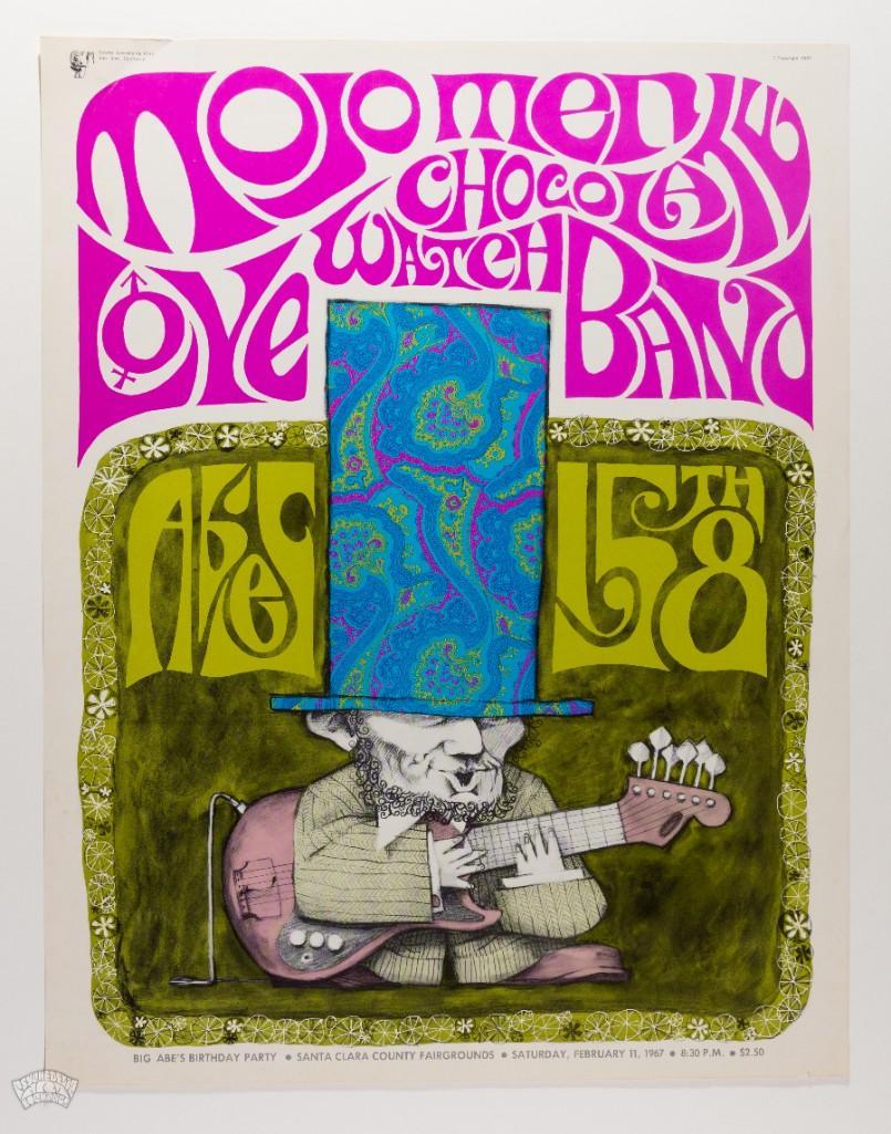 1967 Mojo Men Santa Clara Fairgrounds Poster (1 of 1)