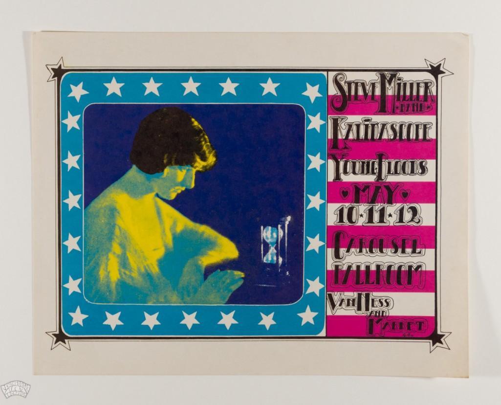 1968 Steve Miller Band Kaleidoscope Carousel Poster (1 of 2)