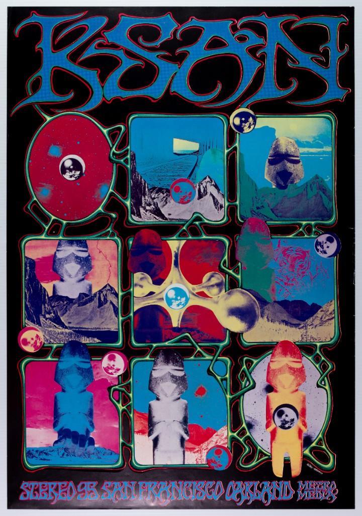 1969 AOR-2.254 Griffin Kelley KSAN Radio Poster (1 of 2)