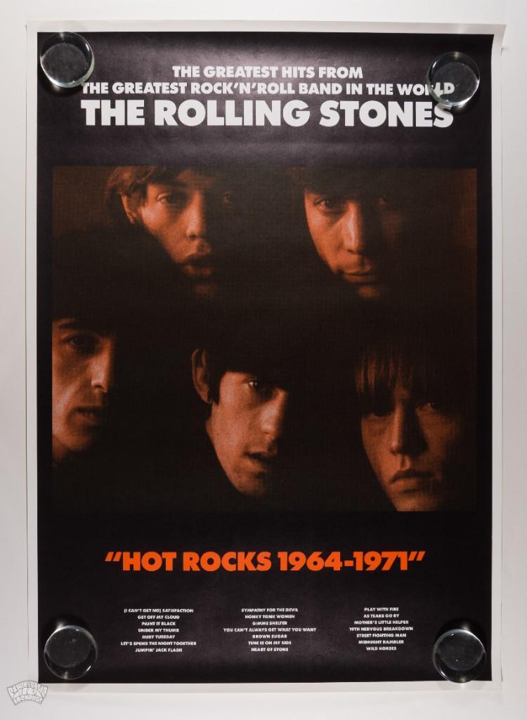 1971 The Rolling Stones Hot Rocks Promo Poster (1 of 2)