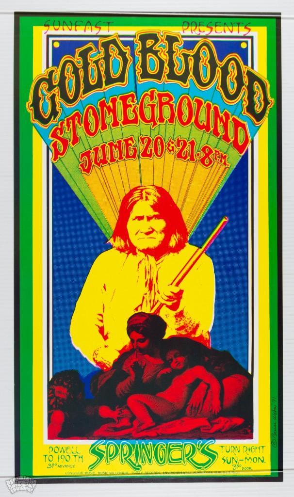 1971 Cold Blood Springer's Portland Signed RP Poster (1 of 1)