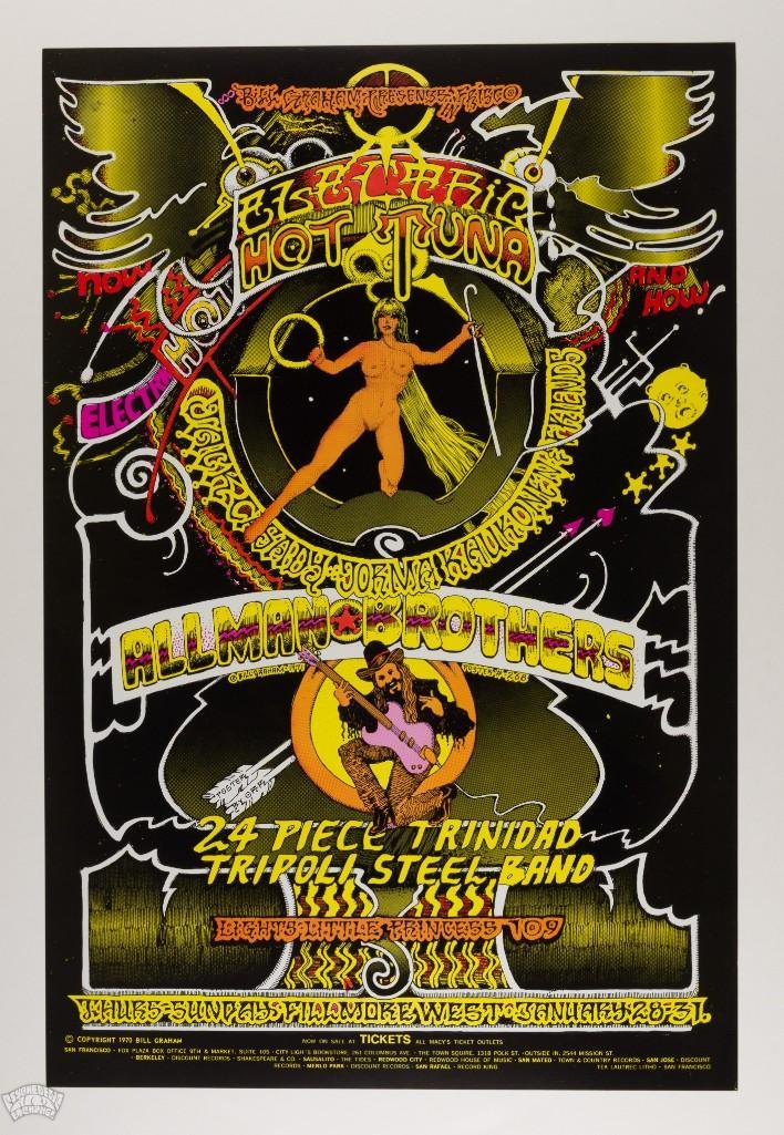 1971 BG-268 Allman Brothers Fillmore Poster (1 of 2)