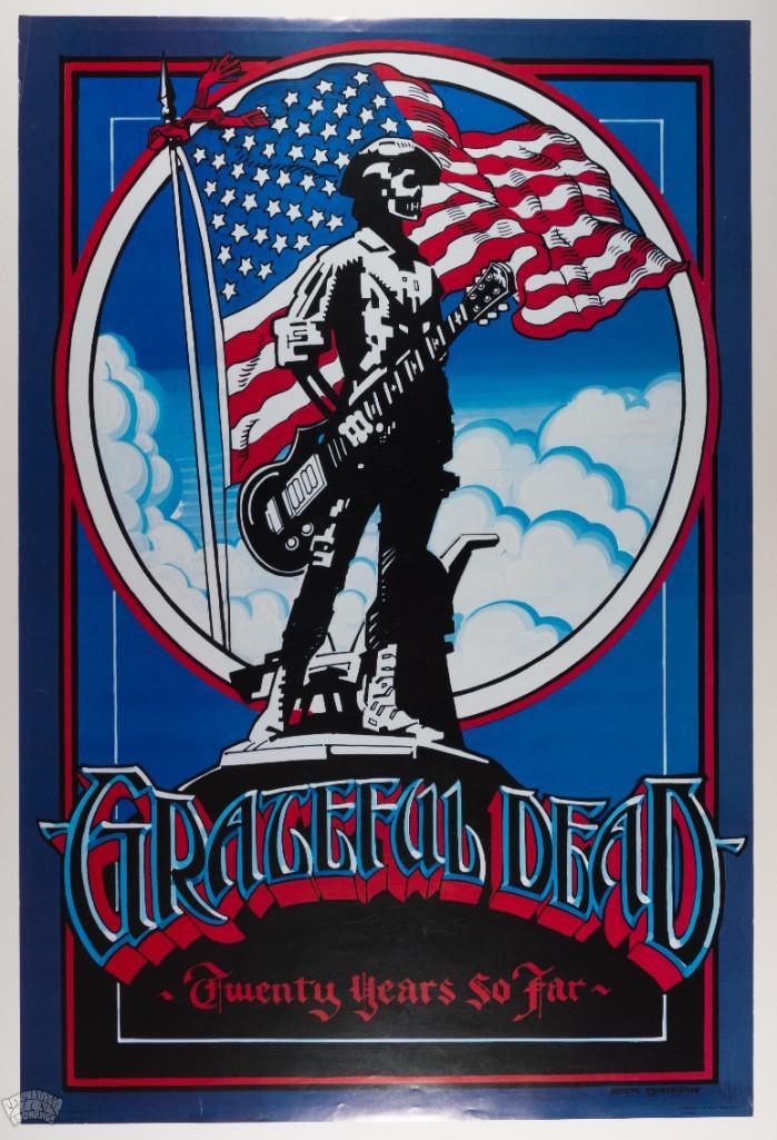 1985 Griffin Grateful Dead Twenty Years So Far Poster (1 of 1)