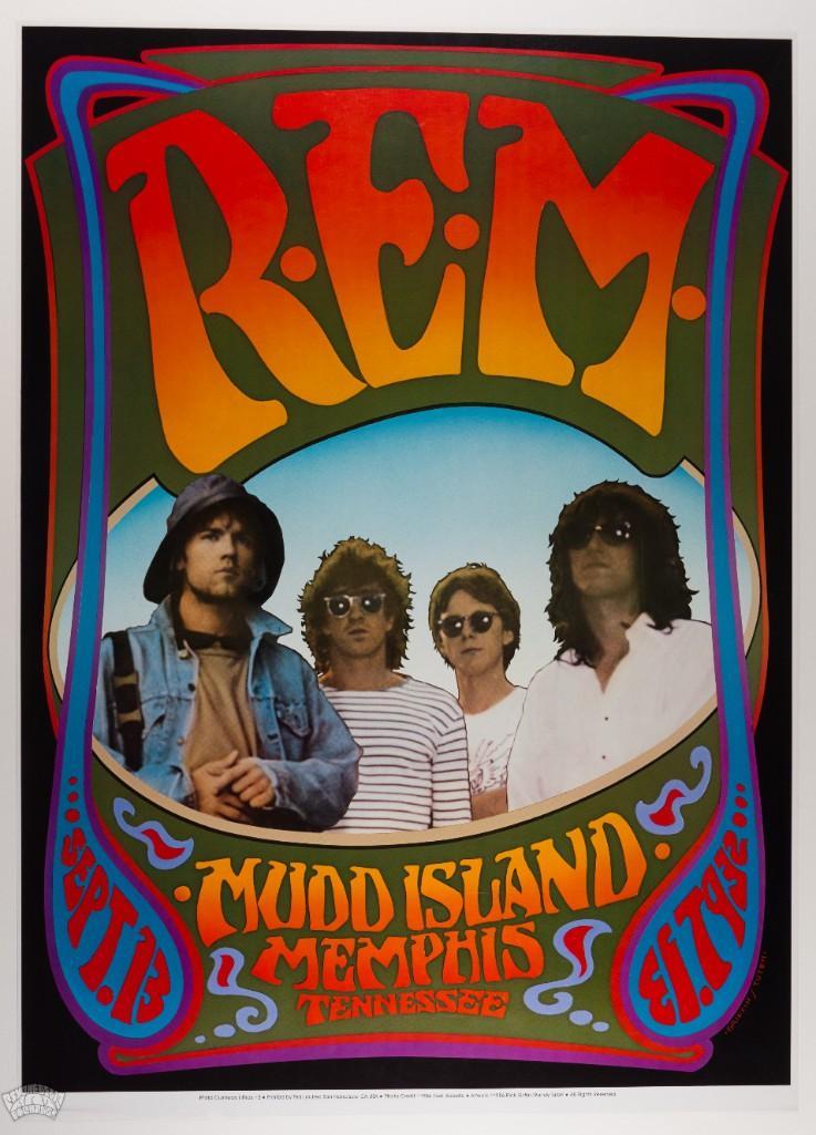 1986 R.E.M. Memphis Griffin & Tuten Poster (1 of 2)