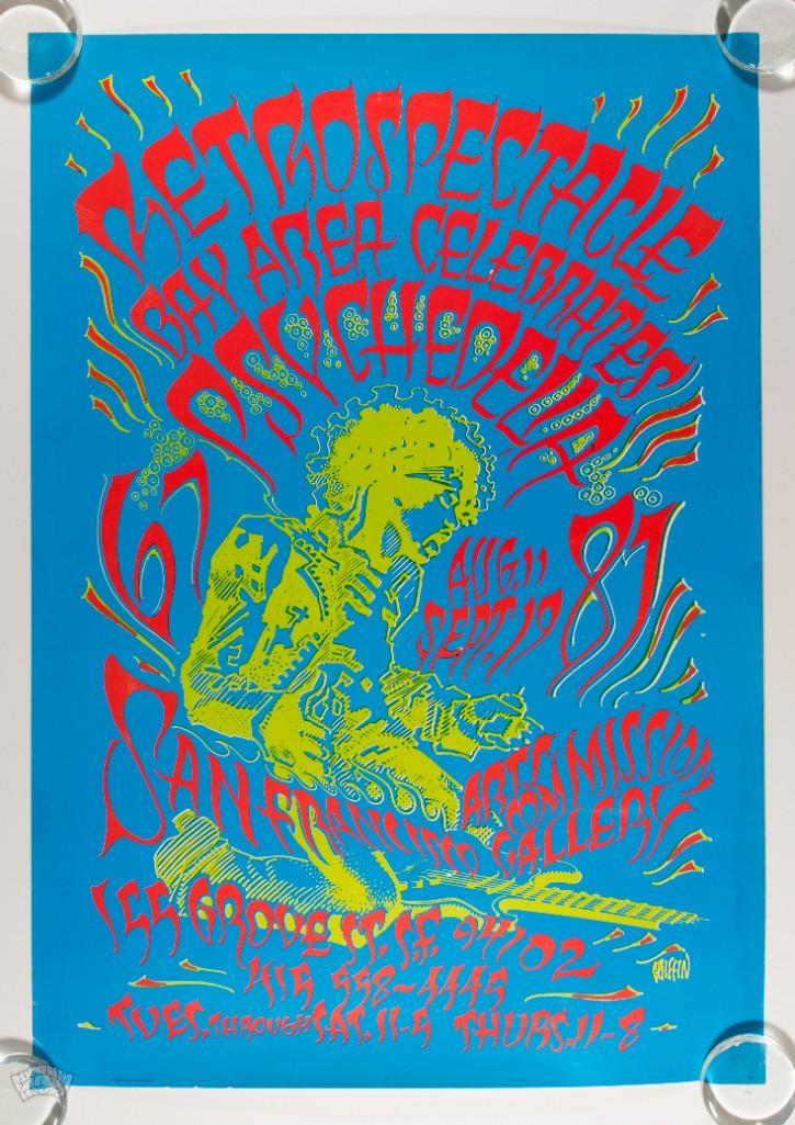 1987 Rick Griffin Retrospectacle Poster (1 of 2)