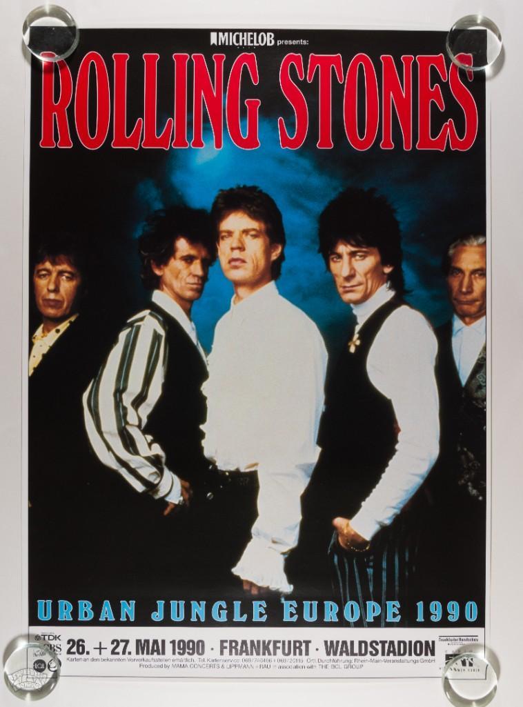1990 Rolling Stones Urban Jungle Germany Poster (1 of 1)