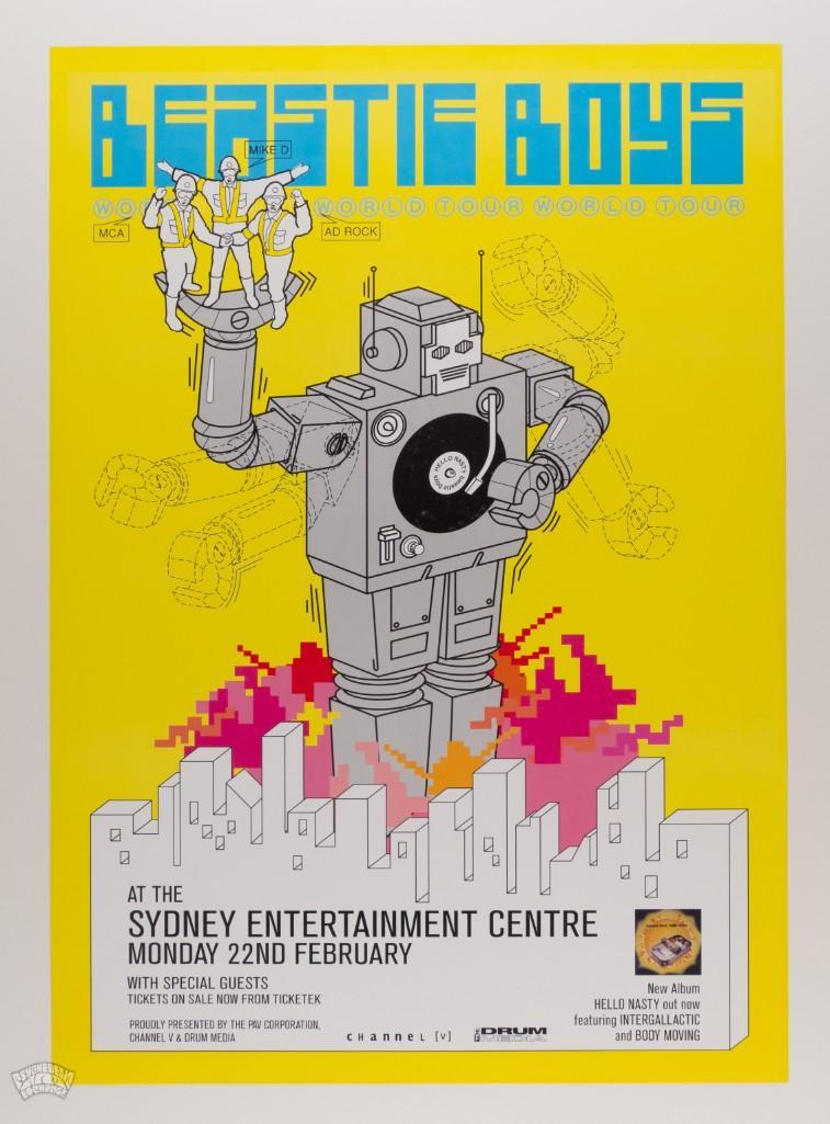 1999 Beastie Boys Sydney Entertainment Ctr Poster (1 of 2)