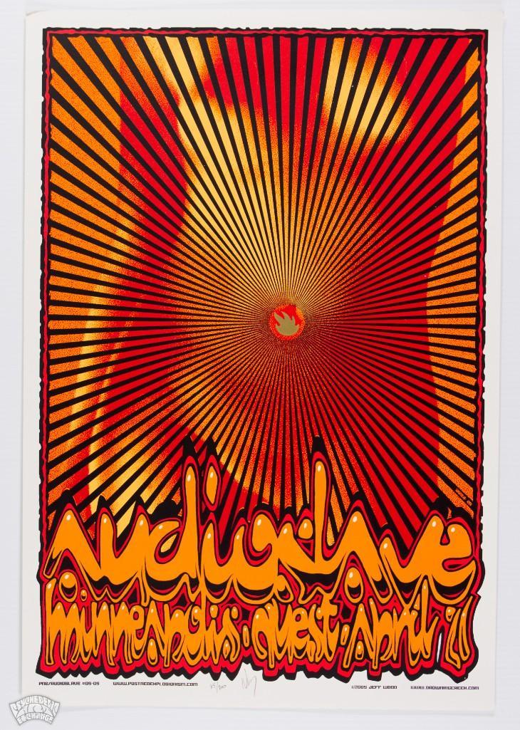2005 Jeff Wood Audioslave Minneapolis Signed LE Poster (1 of 1)
