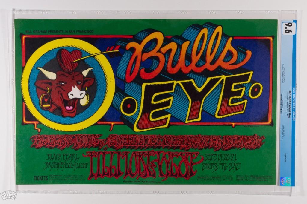 1968 BG-137 CCR Fillmore West Poster 9.6: It's not hard to understand why this is one of Rick Griffin's most popular and sought after posters. Just beautifully rendered! If you want a poster with great art, great band, great condition