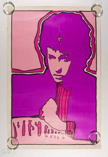 1967 Visions Bob Dylan Pandora Productions Poster: Produced by Pandora Productions in 1967, this large poster titled "Visions" depicting the great Bob Dylan is a somewhat rare find, and was a one-off issue from Pandora with no series number.