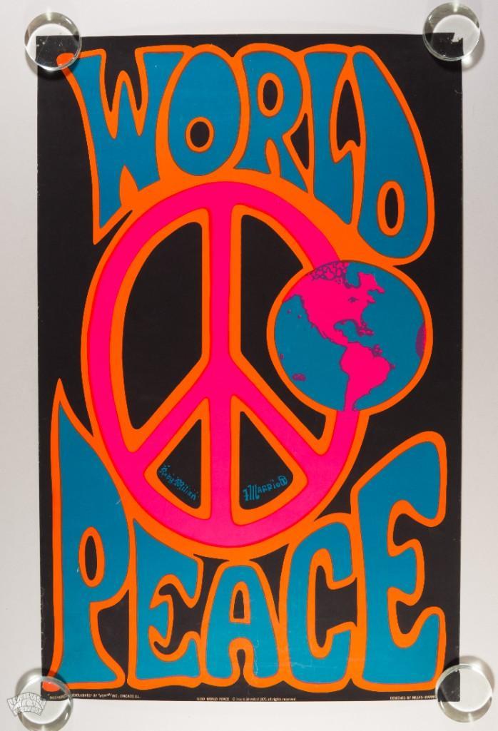 1971 Milian Marriott World Peace Poster (1 of 3)