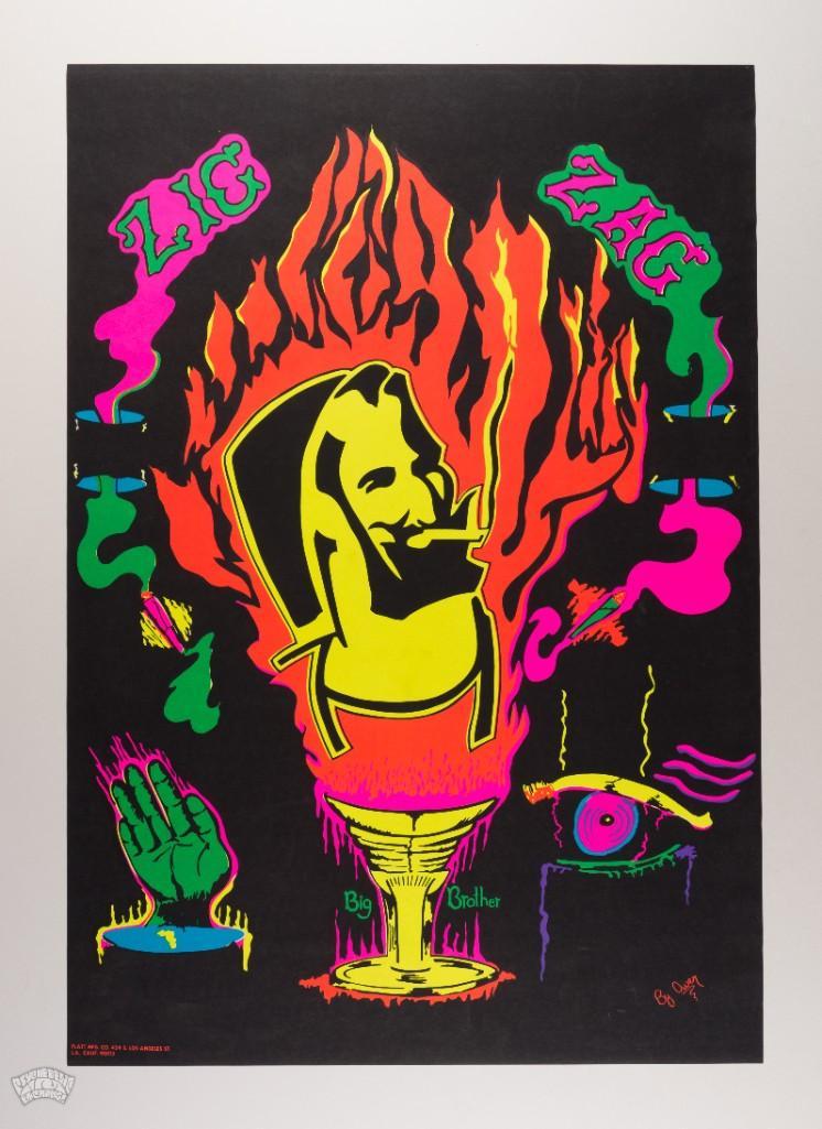 1969 Owen Zig Zag Man Big Brother Poster (1 of 3)