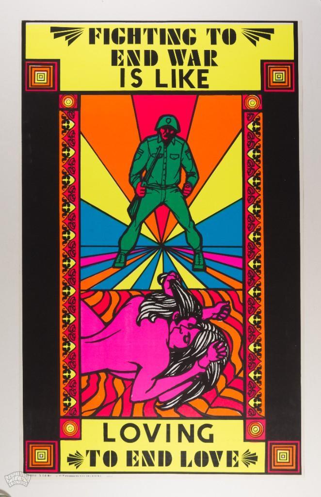 1971 Fighting To End War Poster (1 of 3)