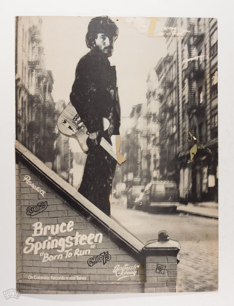 1975 Bruce Springsteen Born To Run 3D Pop Promo Poster: We are thrilled to offer this RARE, double sided, original Columbia Records 3-D pop up promotional poster for Bruce Springsteen's Born To Run. The record was Springsteen's third studio album, released