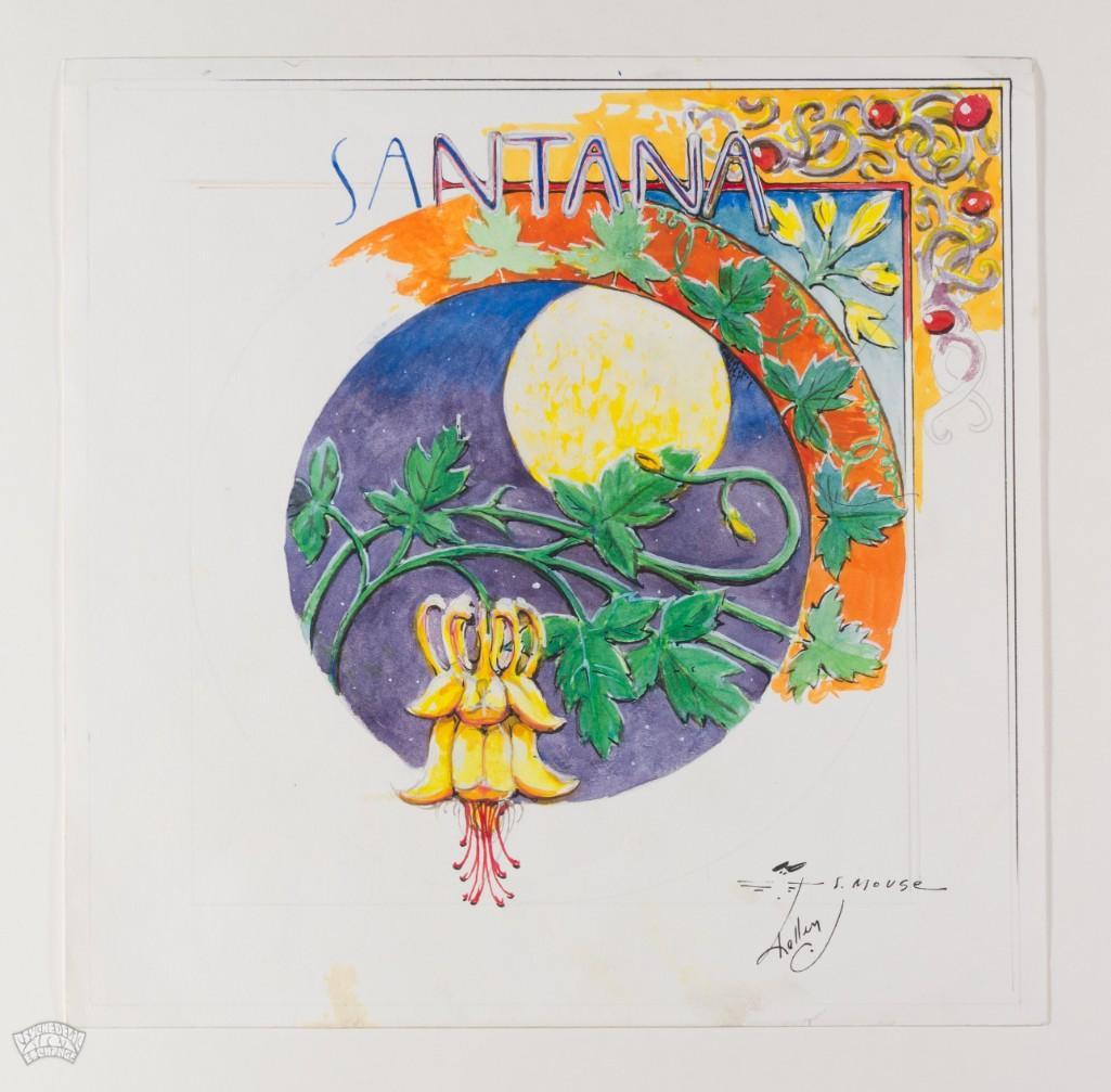 Stanley Mouse Alton Kelley Santana Original Art Signed: This one of a kind item sold in one of our previous auctions this year, however the winning bidder did not pay, so the lot is being relisted here. This piece is signed by Stanley Mouse & Alton Kel