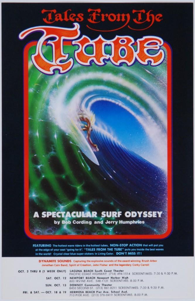 1974 Rick Griffin Tales From The Tube Handbill: Artist Rick Griffin's association with the Grateful Dead is well known and documented, as he created some of the bands most memorable album covers and posters. However, long before that connection
