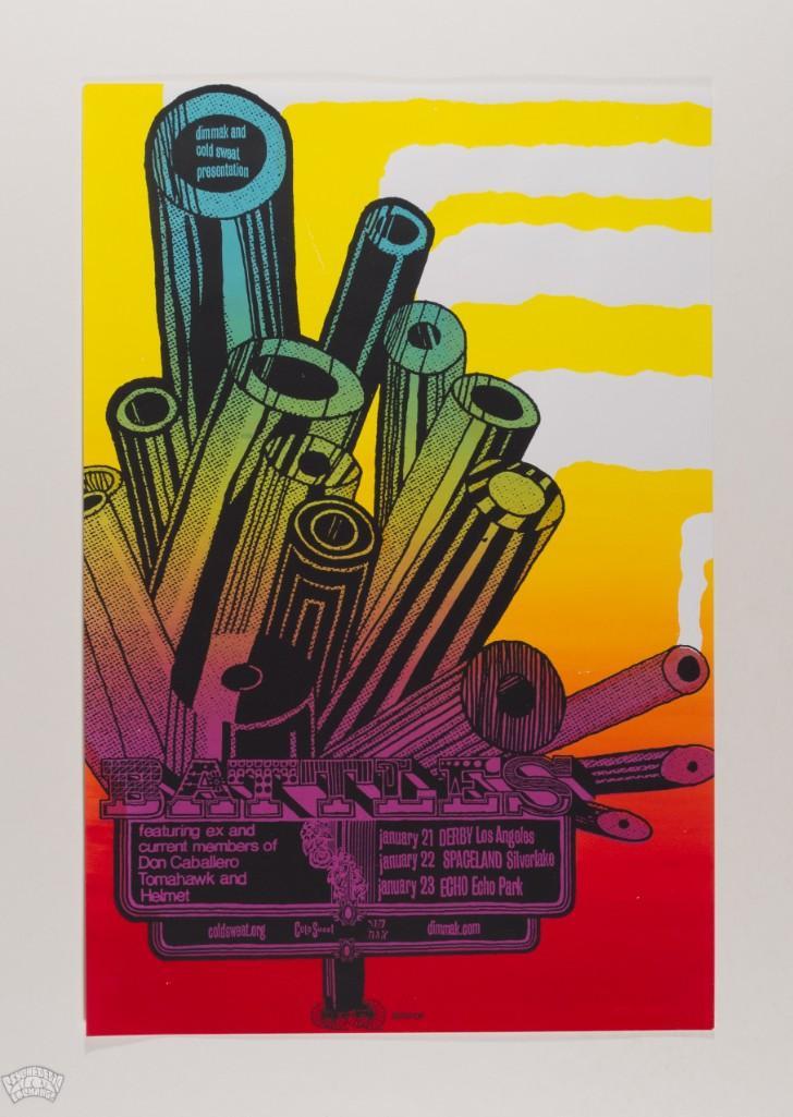 2004 Serigraphy Populaire Battles LE Poster: Serigraphy Populaire (Seripop) poster,"Battles" LA concerts, silkscreen. ltd ed # 26/110. Chloe Lum & Yannick Desranleau are Montreal Canada based poster artists. --CRITICAL DETAILS-- --TI