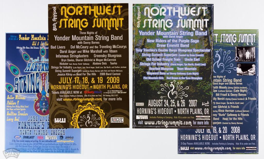 Lot of 4 North West String Summit Posters: Lot of 4 North West String Summit Posters. --CRITICAL DETAILS-- --TITLE: Lot Of 4 North West String Summit Posters --GRADE: Not Graded