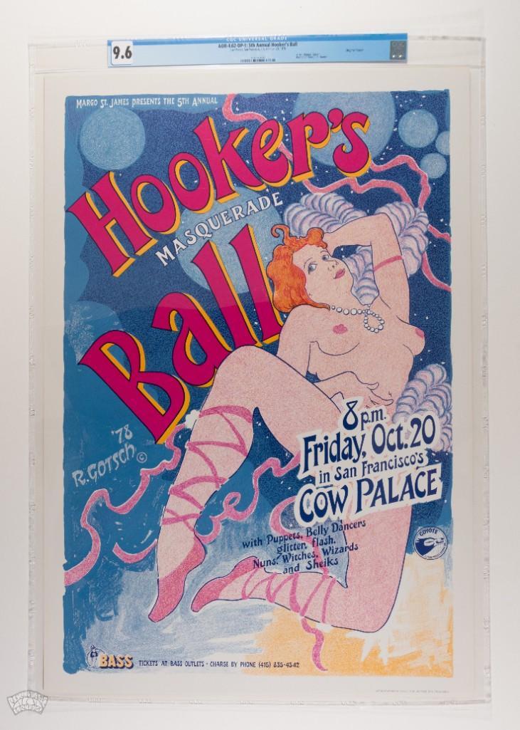 1978 AOR-4.62 Hookers Ball Cow Palace Poster 9.6 (1 of 2)
