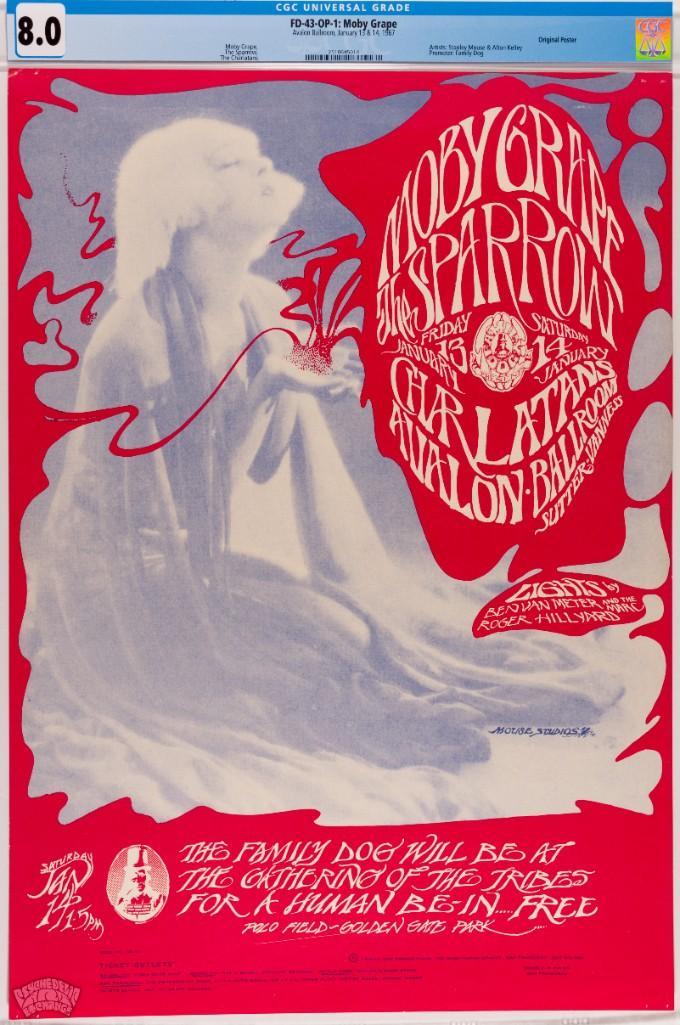 1967 FD-43 Moby Grape Avalon Poster 8 (1 of 1)