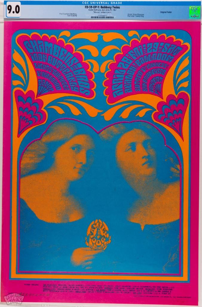 1967 FD-59 Iron Butterfly Avalon Signed Poster 9 (1 of 1)
