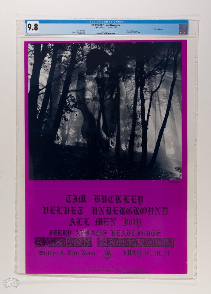 1968 FD-128 Velvet Underground Avalon Poster 9.8 (1 of 2)