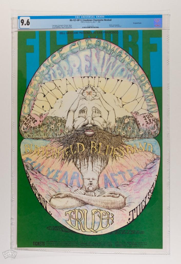1968 BG-127 CCR Fillmore West Poster 9.6 (1 of 2)
