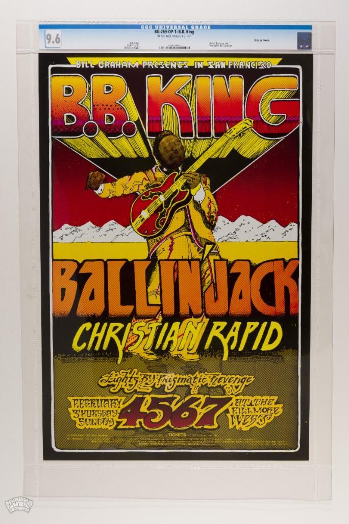 1971 BG-269 B.B. King Fillmore Poster 9.6 (1 of 2)
