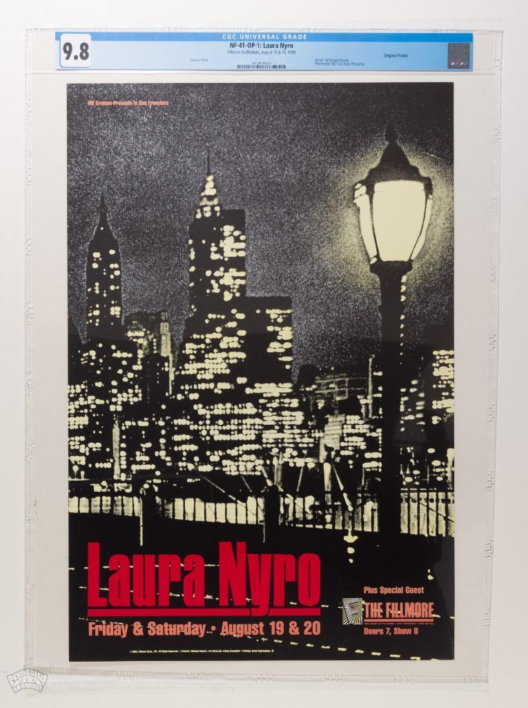 1988 NF-41 Laura Nyro Fillmore Poster 9.8 (1 of 2)