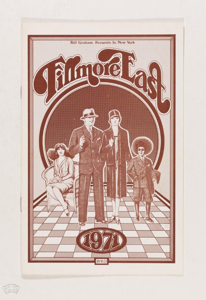 1971 Frank Zappa Mothers Fillmore East Program (1 of 3)