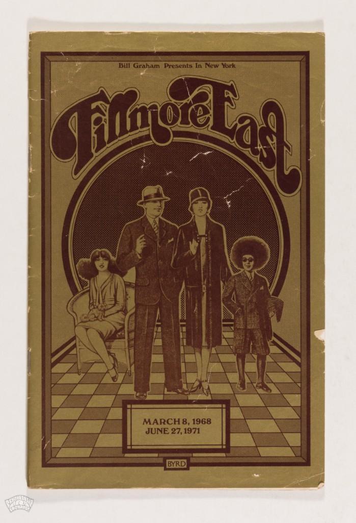 1971 Allman Brothers Closing Fillmore East Program (1 of 3)