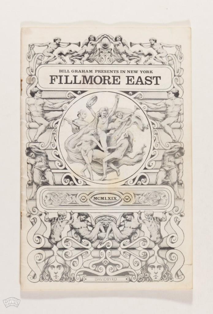 1969 Jeff Beck Group Fillmore East Program (1 of 3)