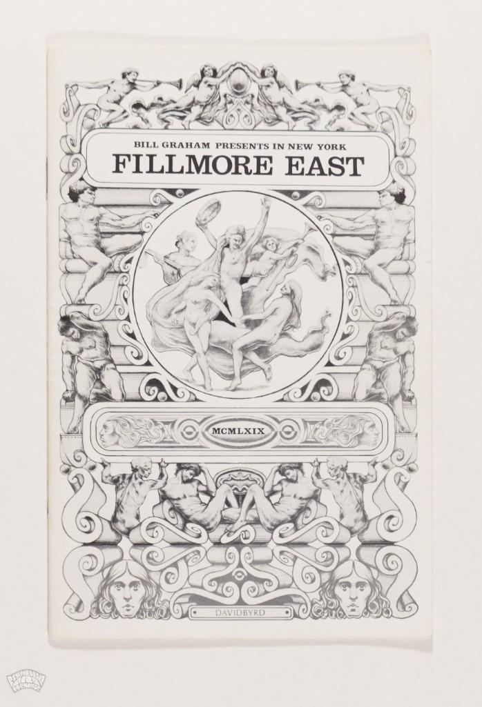 1969 Ten Years After Fillmore East Program (1 of 3)
