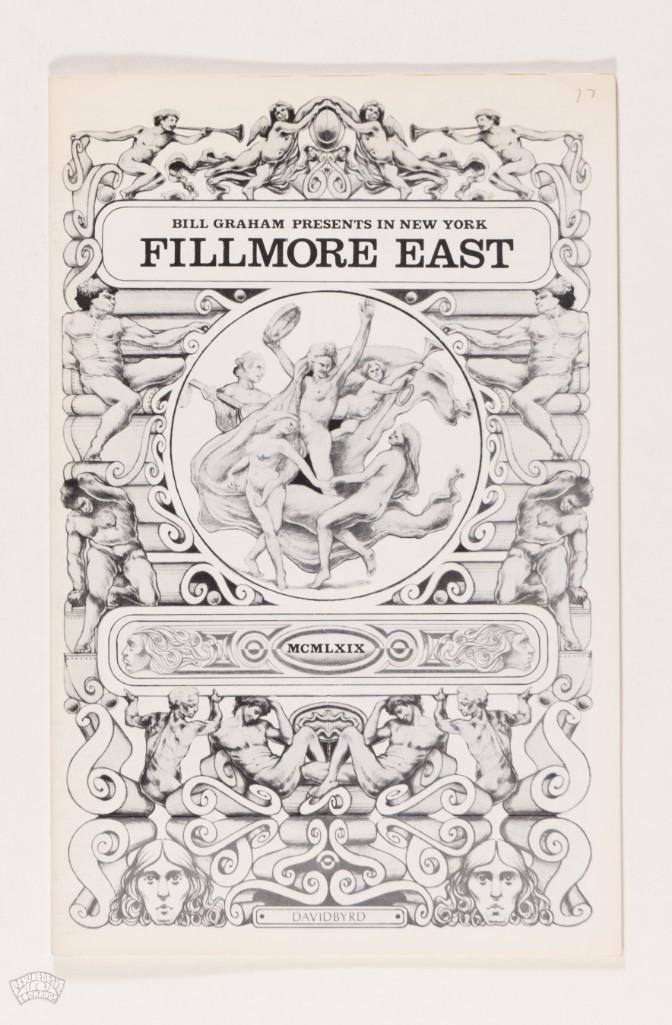 1969 Vanilla Fudge Fillmore East Program Signed (1 of 3)