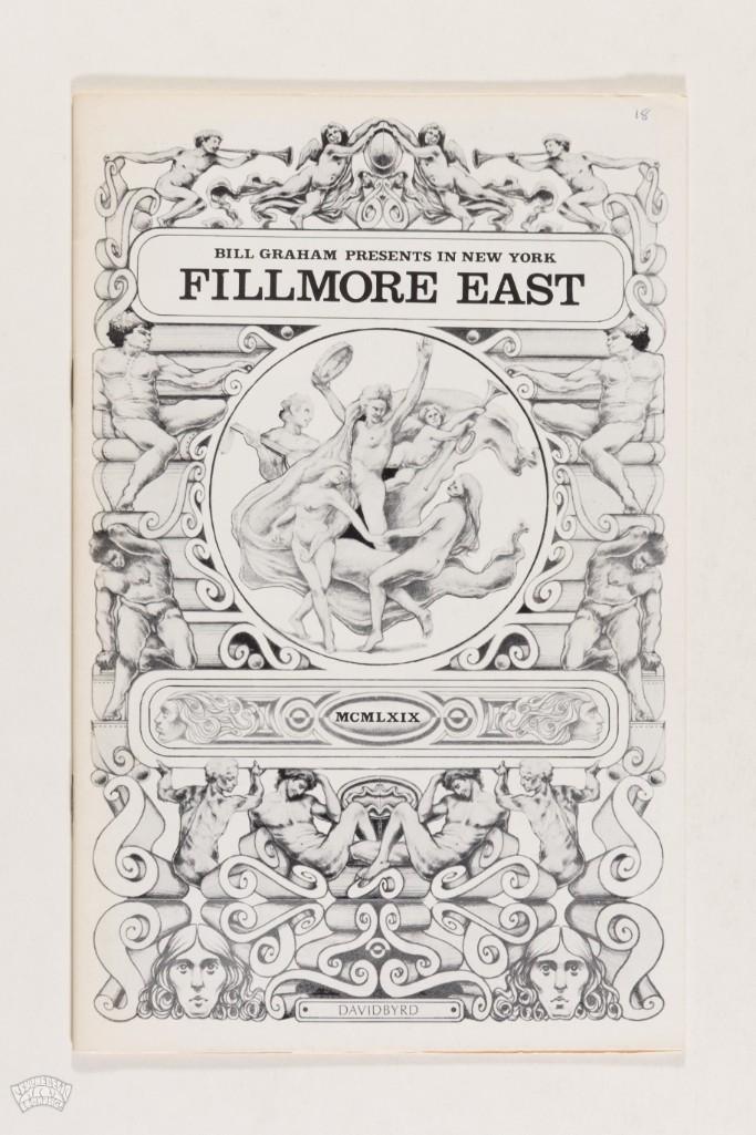 1969 Procol Harum Fillmore East Program (1 of 3)