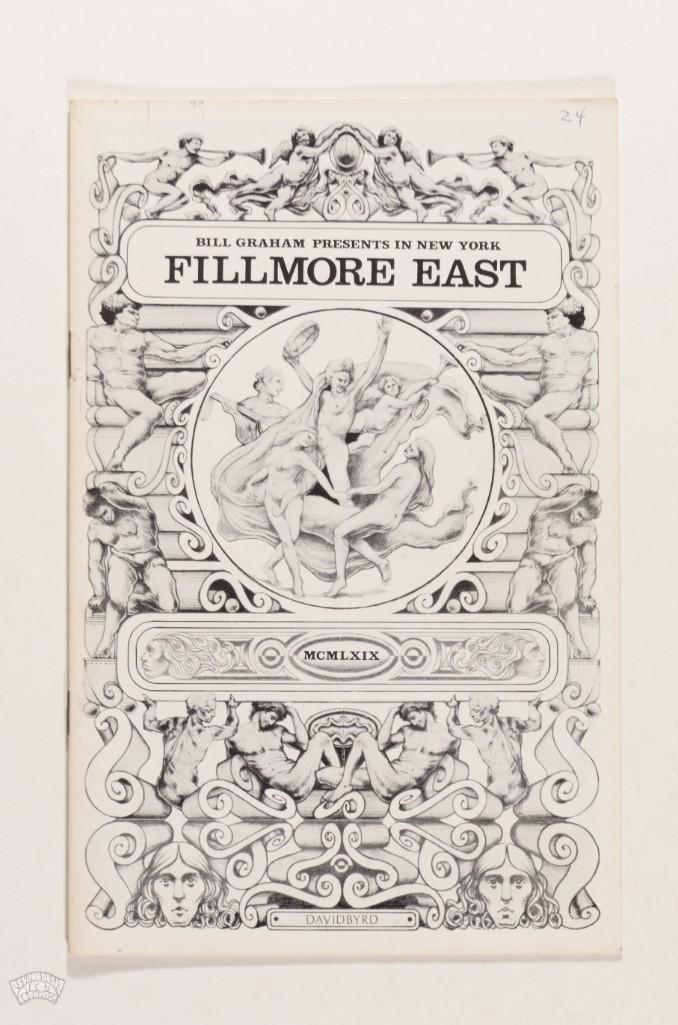 1969 Butterfield Savoy Brown Fillmore East Program (1 of 3)