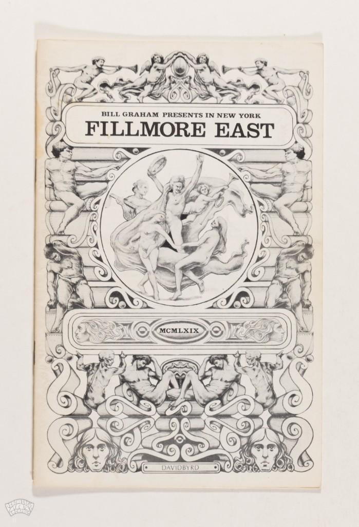 1969 Grateful Dead Country Joe Fillmore East Program (1 of 3)