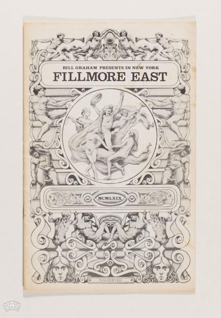 1969 Chuck Berry Elvin Bishop Fillmore East Program (1 of 3)