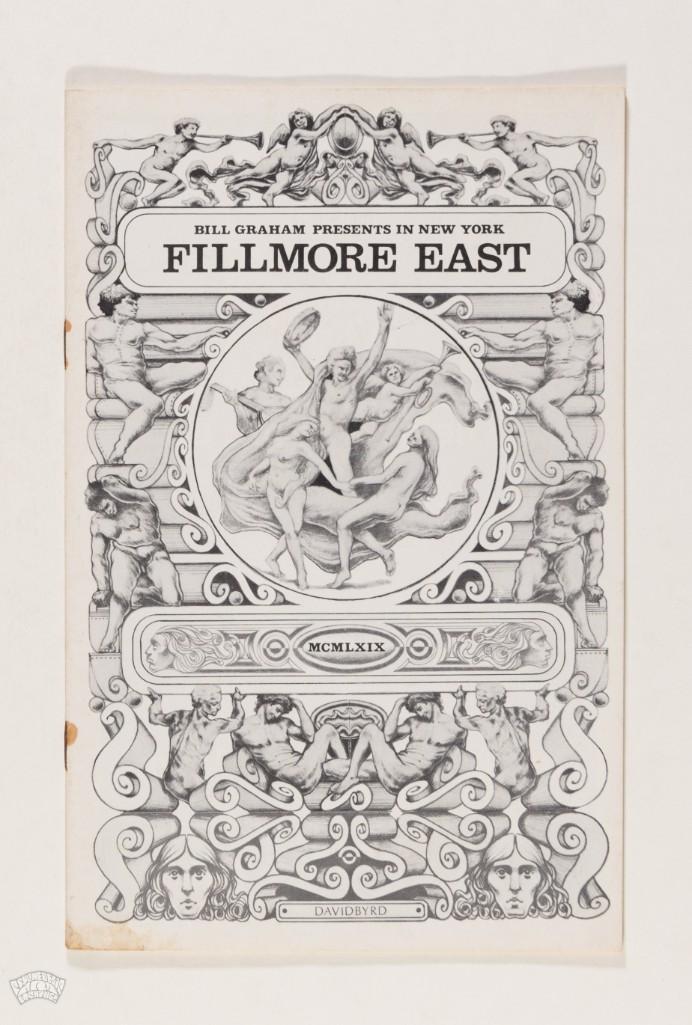 1969 Santana Humble Pie Fillmore East Program (1 of 3)