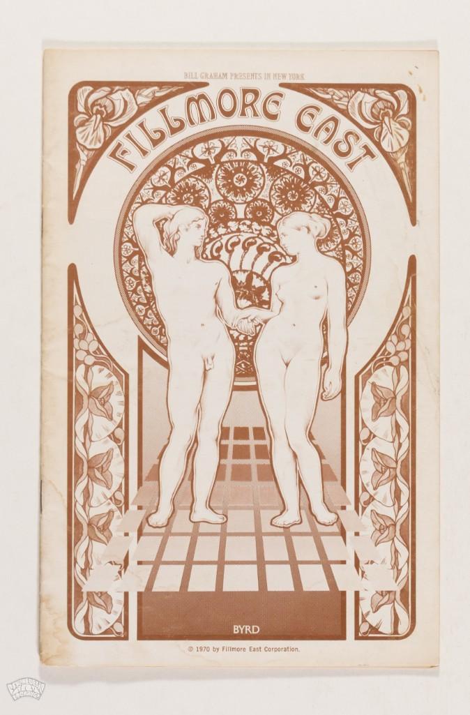 1970 Crosby Stills Nash & Young Fillmore East Program (1 of 3)