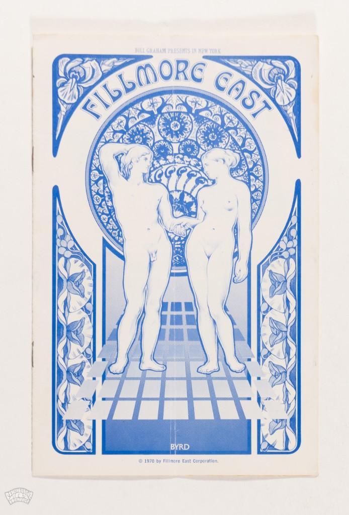 1970 Miles Davis Laura Nyro Fillmore East Program (1 of 3)